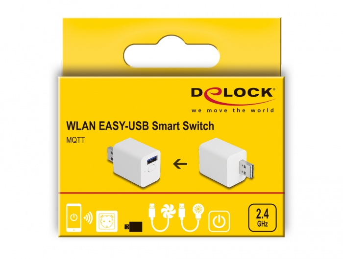 Delock Smart-Schalter - WLAN, EASY-USB, MQTT, Ansicht 4