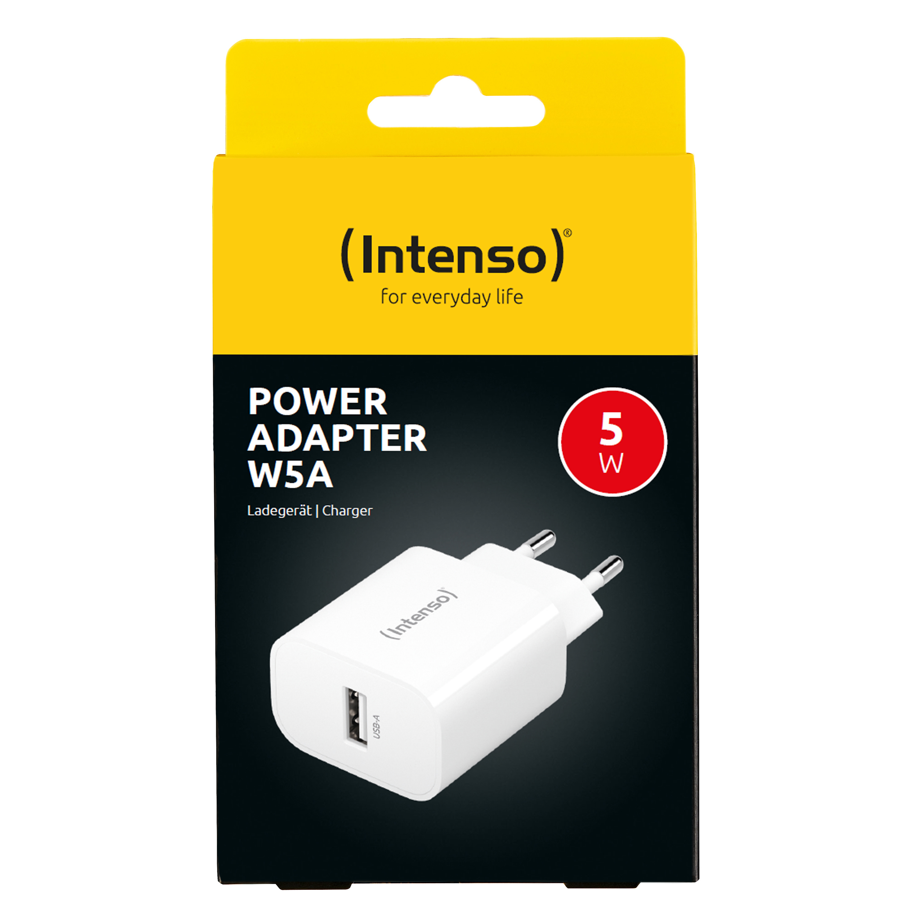 Intenso 1x USB-A Adapter weiß, Ansicht 3