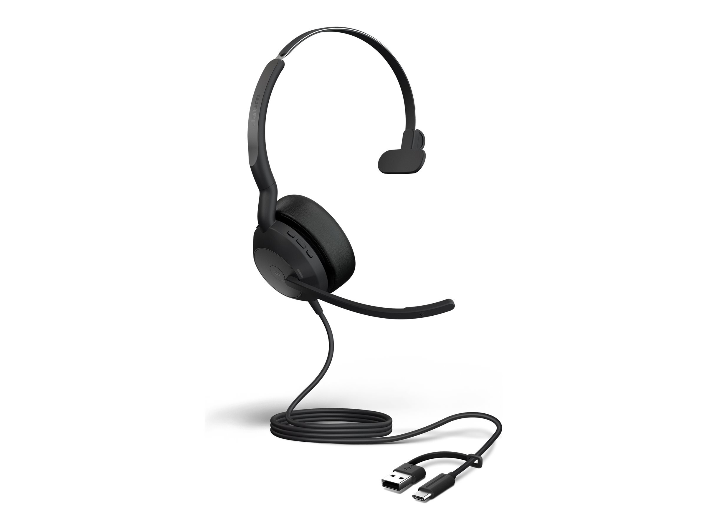 Jabra Evolve2 50 MS Mono - Headset - On-Ear
