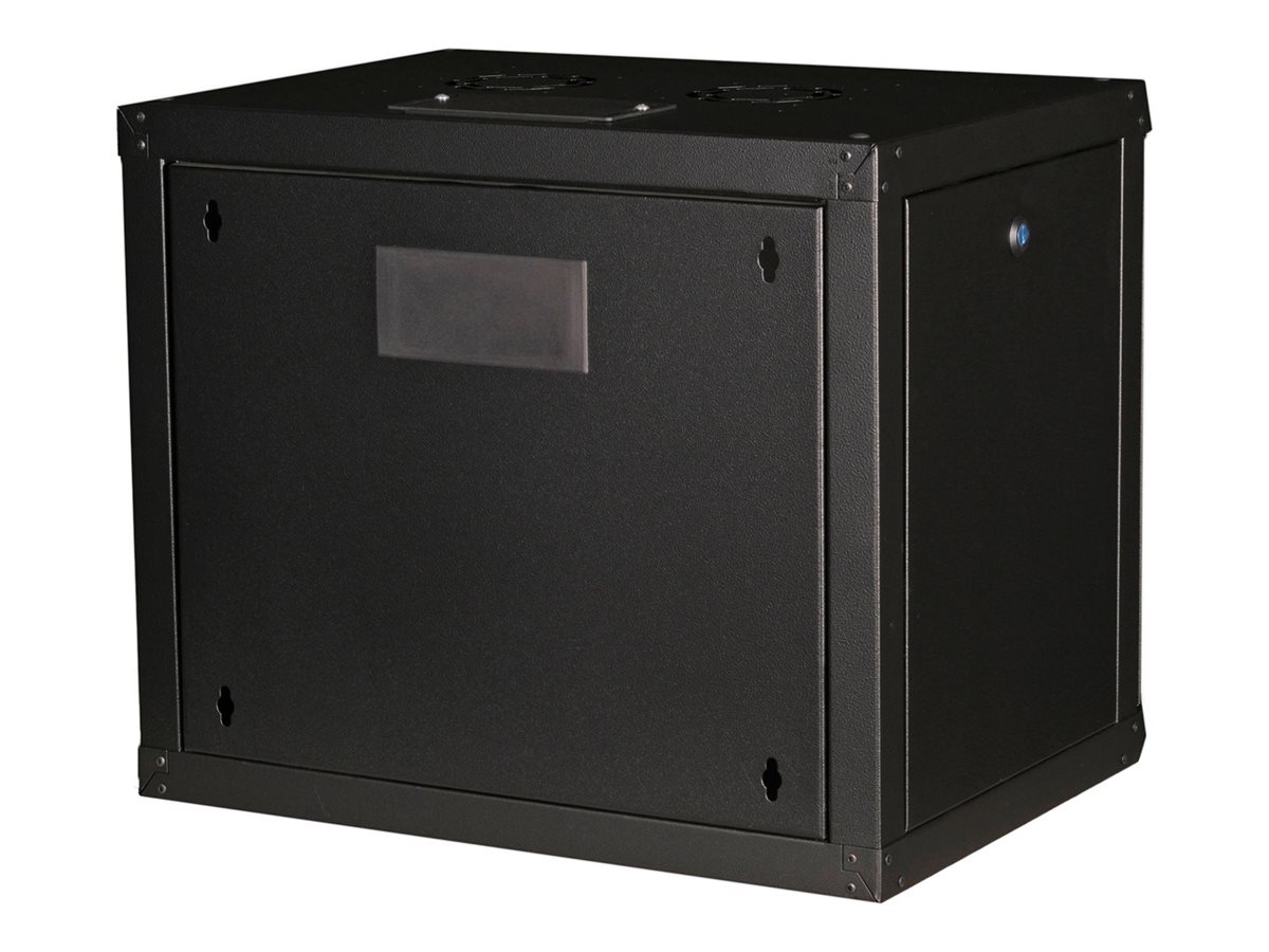 ROLINE 19 Zoll Wandgehäuse Pro 9 HE 450x600 BxT schwarz - Wandgehäuse, Ansicht 5