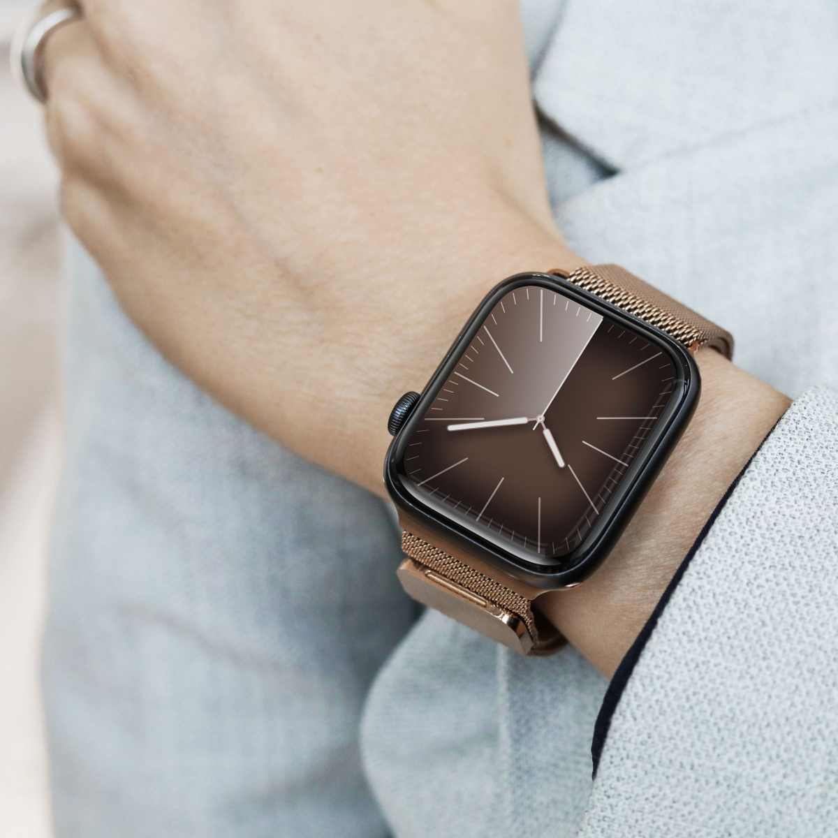 Vonmählen Milanese Loop 2 Rosegold 42 44 45, Ansicht 3