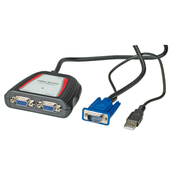 VALUE Portable VGA Video Splitter - Video-Verteiler, Ansicht 2