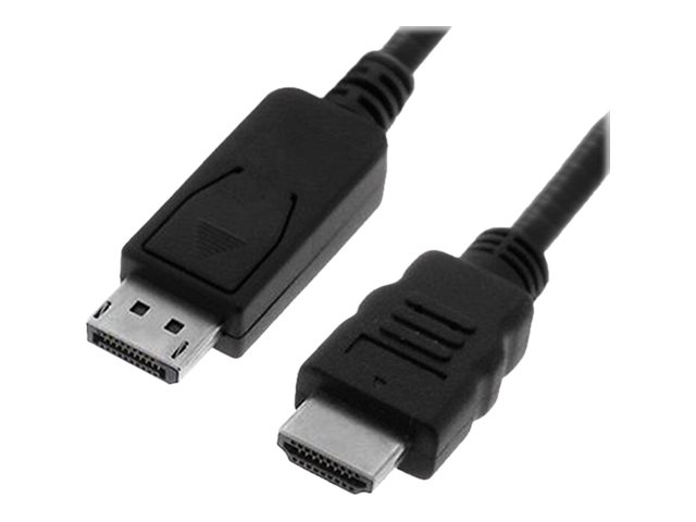 VALUE - Adapterkabel - DisplayPort männlich zu HDMI männlich - 1 m - abgeschirmt - Schwarz