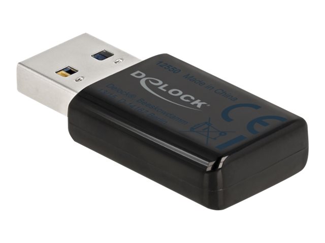 Delock Micro Stick 867 - Netzwerkadapter - USB 3.0 - 802.11ac - Schwarz