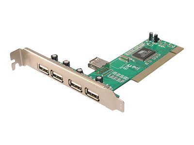 LogiLink PCI Card USB 2.0 4+1 Port - USB-Adapter