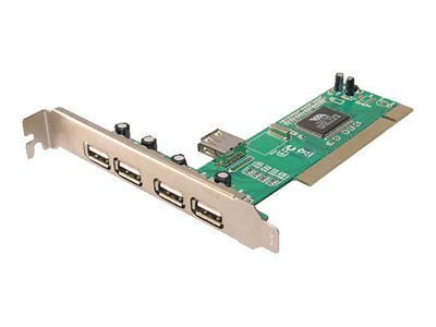 Logilink PCI Schnittstellenkarte USB 2.0 4+1x (PC0028)