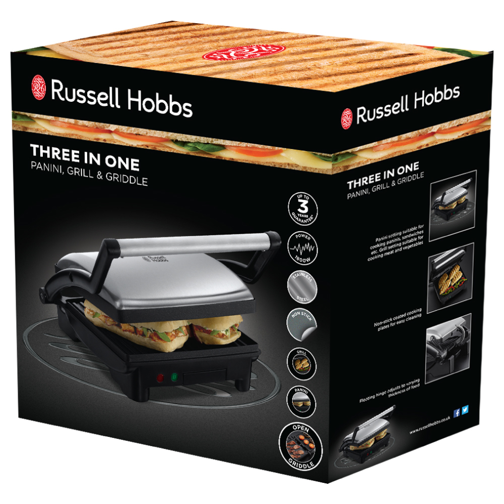 Russell Hobbs Cook@Home 17888-56 3-IN-1 - Grill, Ansicht 2