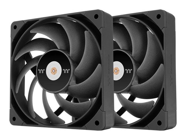 Thermaltake TOUGHFAN 14 Pro - Gehäuselüfter - high static pressure - 140 mm - Schwarz (Packung mit 2)