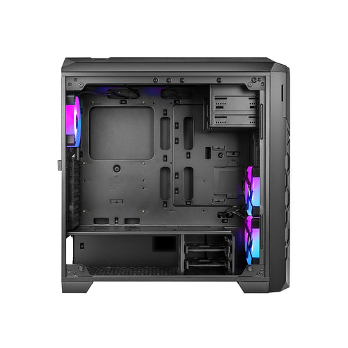 AZZA Geh Fulltower ATX Storm 6000B ARGB Win-Glas 4xRGB 2xUSB - Tower - ATX, Ansicht 2