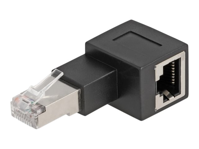 Delock Netzwerkadapter - RJ-45 (M) nach rechts abgewinkelt zu RJ-45 (W)