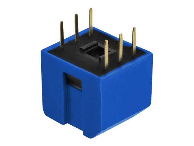 Delock DIP flip switch piano 3-digit 2.54 mm pitch THT vertical - DIP-Schalter - Blau (Packung mit 2)