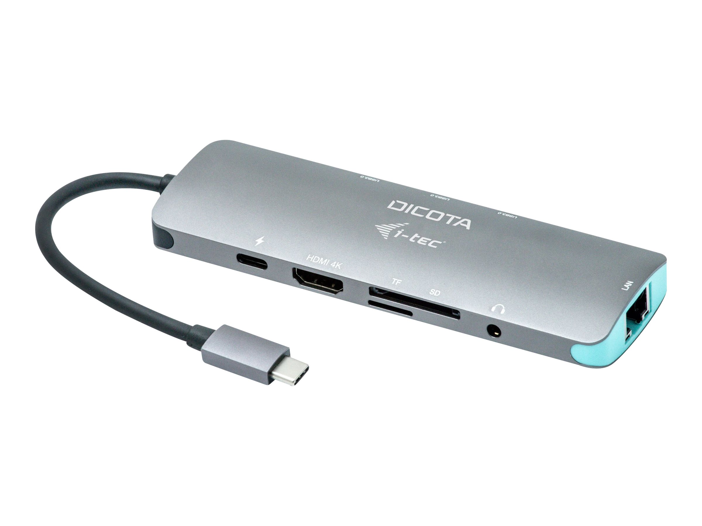 DICOTA USB-C Portable 8-in-1 Docking (D31954)