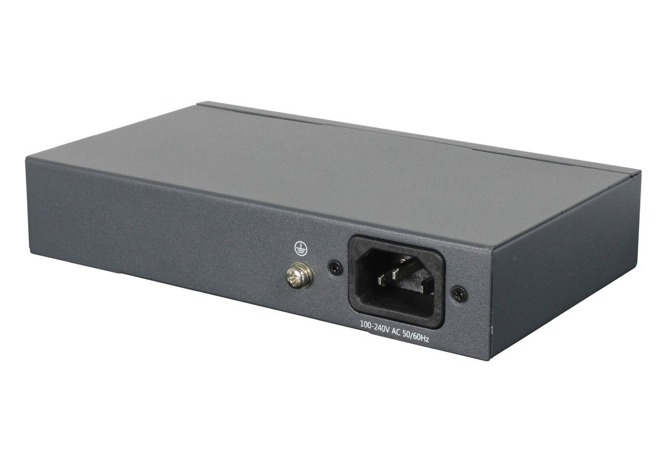 ALLNET Switch smart managed 95W 4x PoE 1x - Switch - 1 Gbps, Ansicht 2