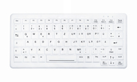 Active Key AK-C4110 - Volle Größe (100%) - Kabellos - RF Wireless - Membran Key Switch - QWERTZ - Weiß