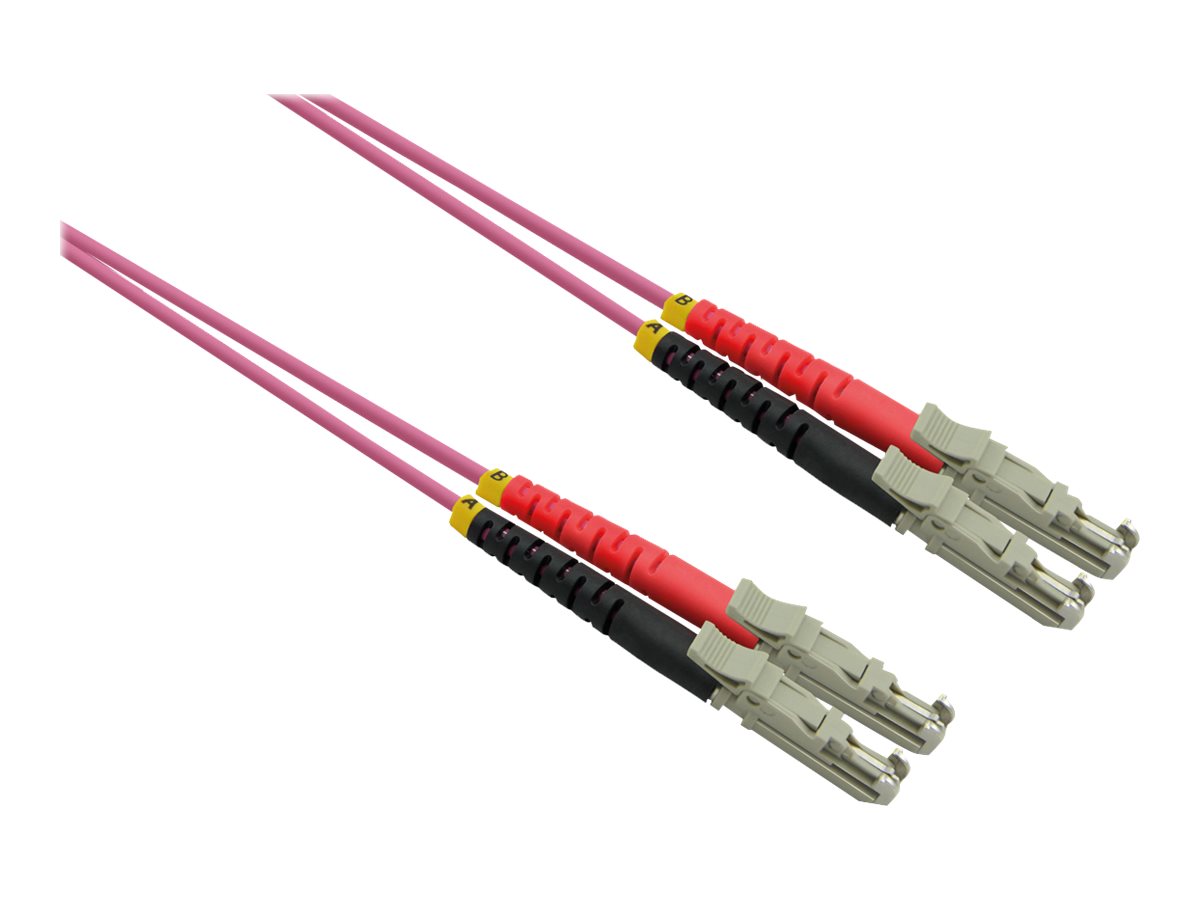 Roline - Patch-Kabel - LSH/UPC Multimode (M) zu LSH/UPC Multimode (M) - 0.5 m - Glasfaser - Duplex