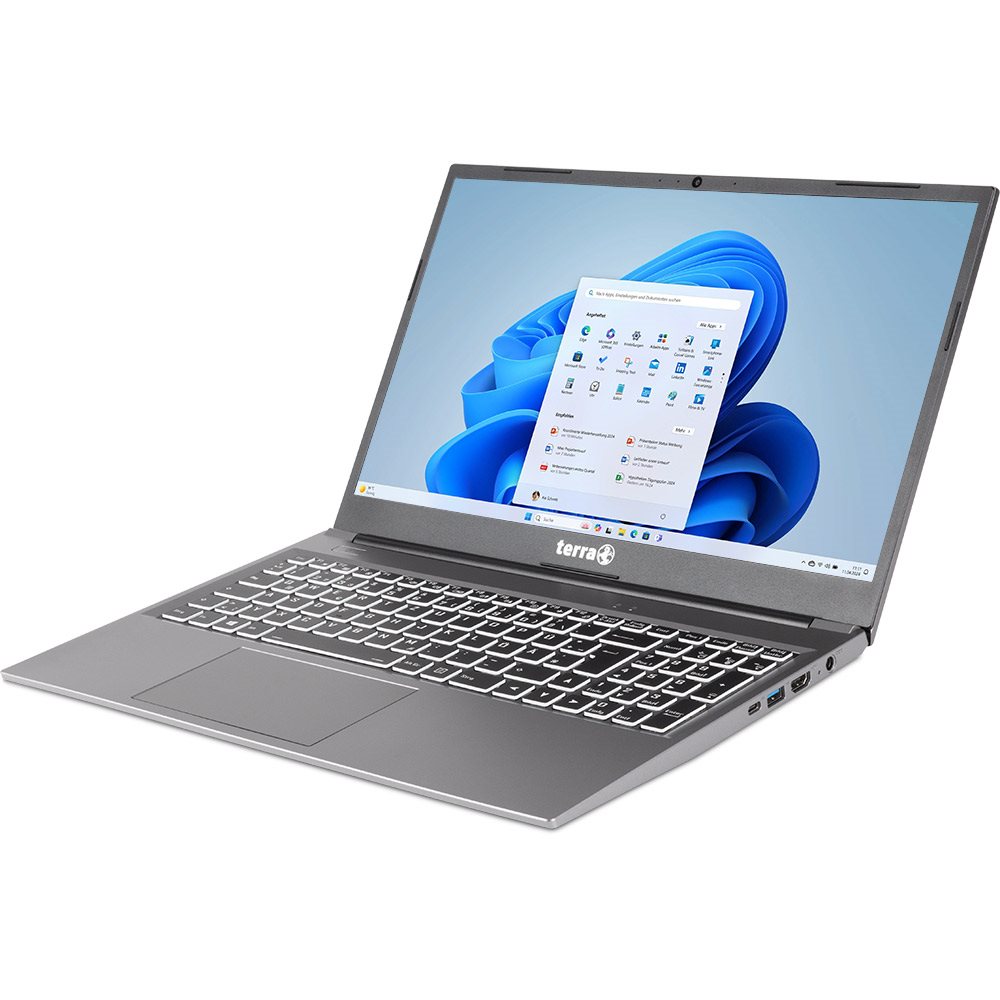 TERRA Mobile 1517R - Intel Core i5 1335U - Win 11 Home - Intel Iris Xe Grafik - 16 GB RAM - 1 TB SSD NVMe - 39.6 cm (15.6")