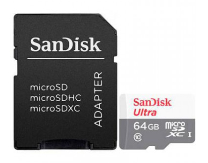 SanDisk Ultra - Flash-Speicherkarte (microSDHC/SD-Adapter inbegriffen), Ansicht 2