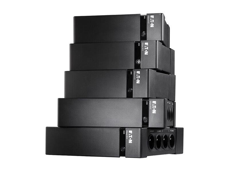 Eaton Ellipse ECO 650 DIN - USV (in Rack montierbar/extern) - Wechselstrom 230 V - 400 Watt - 650 VA - Ausgangsanschlüsse: 4 - 2U - 48.3 cm (19")