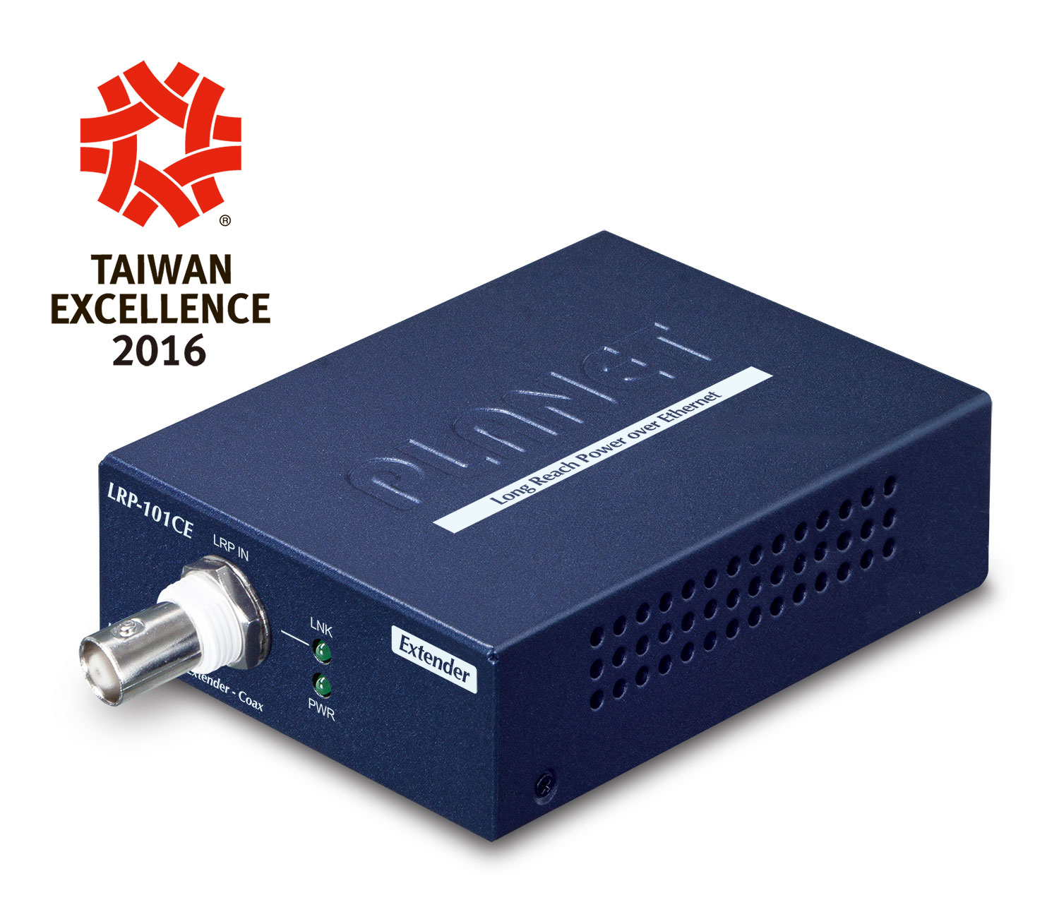 Planet LRP-101C-KIT - Netzwerksender & -empfänger - 1000 m - 10,100 Mbit/s - 10/100Base-T(X) - Blau, Ansicht 3