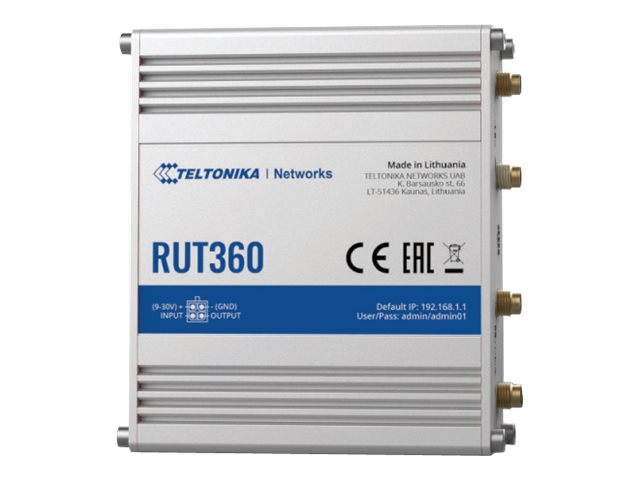 TELTONIKA RUT360 4G/LTE/3G & WiFi (RUT36000000)