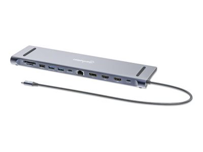 Manhattan 12-in-1 - Dockingstation - USB-C 3.2 Gen 1