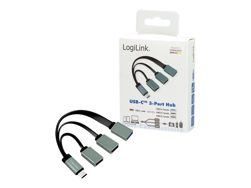 LogiLink USB-C hub, 3-Port - Hub - 3 x SuperSpeed USB 3.0, Ansicht 5