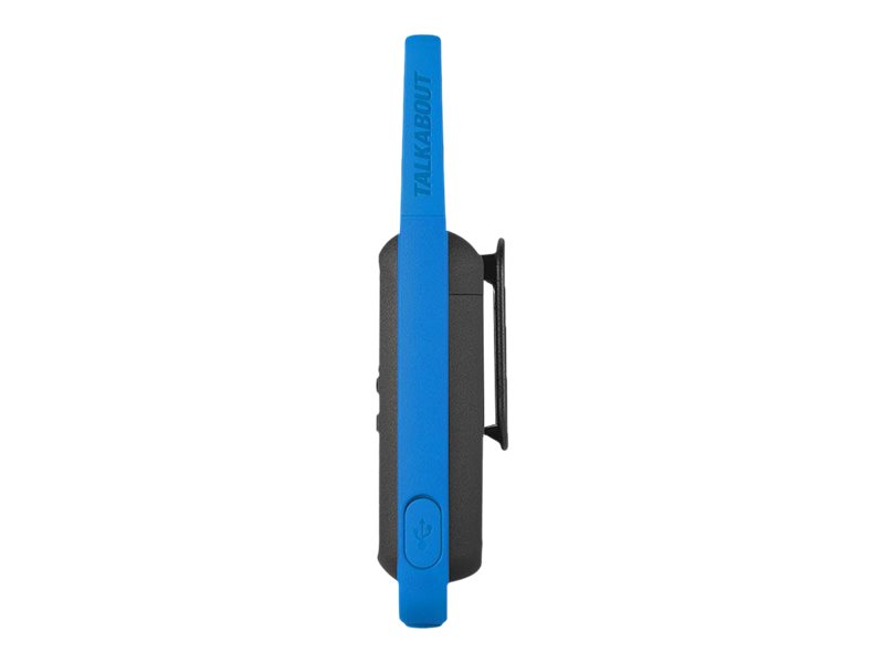 Motorola Solutions Motorola Talkabout T62 - Zwei-Wege Funkgerät - PMR - 446 MHz - 16 Kanäle - Schwarz, Blau (2er Pack), Ansicht 3