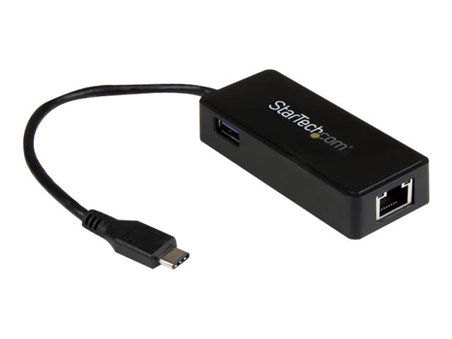 StarTech.com Startech USB-C to Ethernet Gigabit Adapter - Thunderbolt 3 Compatible - USB Type C Network Adapter - USB C Ethernet Adapter (US1GC301AU)