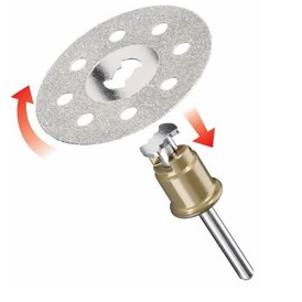 Dremel EZ SpeedClic S545 - Diamant-Schneidscheibe, Ansicht 2