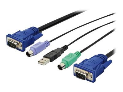 DIGITUS KVM-Kabel USB für KVM-Konsolen