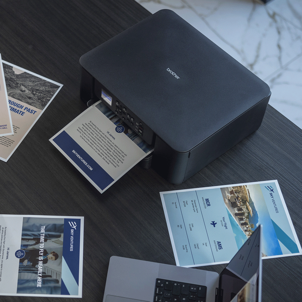 Brother DCP-J1310DW - Multifunktionsdrucker - Farbe - Tintenstrahl - A4/Legal (Medien), Ansicht 2