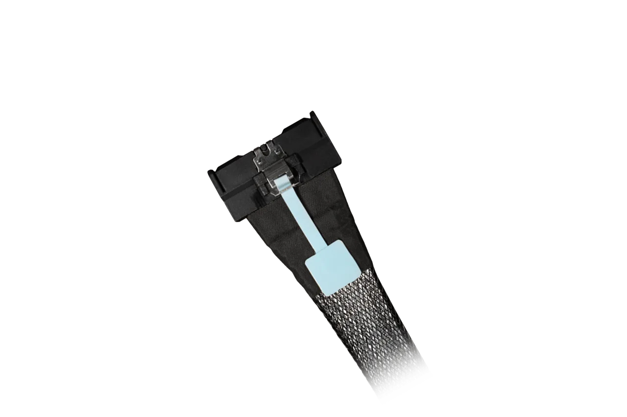 Icy Dock Kabel MCIO 8i-> 2x 4 SSF-TA-1016 schwarz - Kabel, Ansicht 3