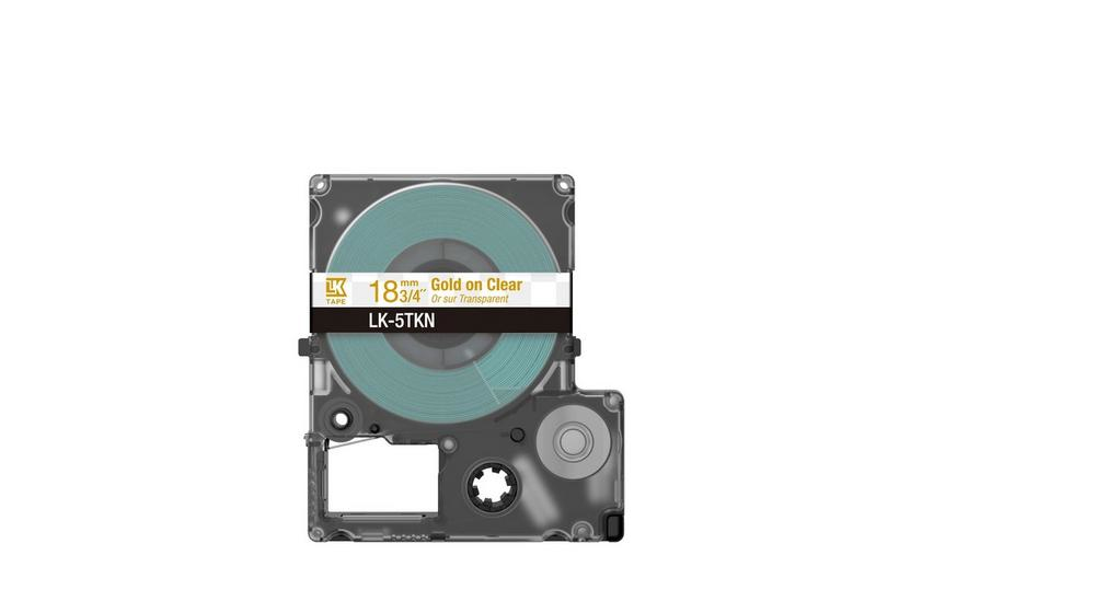 Epson LabelWorks LK-5TKN - Metallic - gold auf durchsichtig - Rolle (1,8 cm x 9 m), Ansicht 4