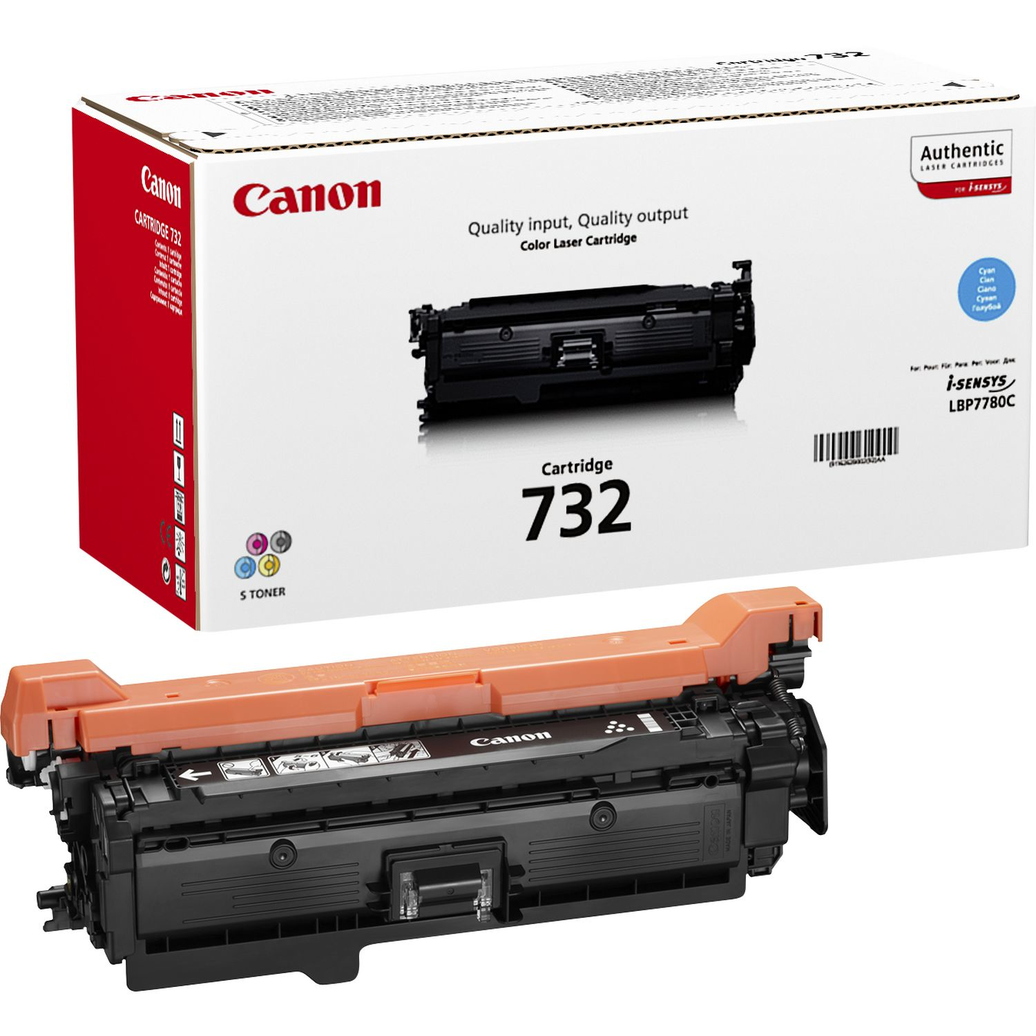 Canon 732 C - Cyan - Original - Tonerpatrone, Ansicht 4
