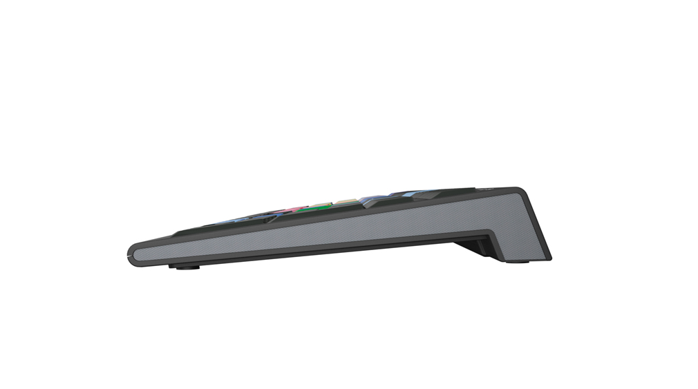 Logickeyboard LKB-MCOM4-A2PC-FR - Kabelgebunden - USB - Scherenschalter - LED - Schwarz - TL: Französisch, AZERTY, Ansicht 3