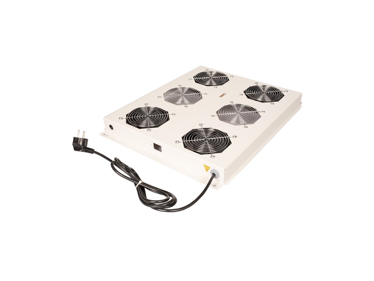 ROLINE Rack - Lüfter Kit - with 4 fans - Dach - Hellgrau, RAL 7035 - 48.3 cm (19), Ansicht 3