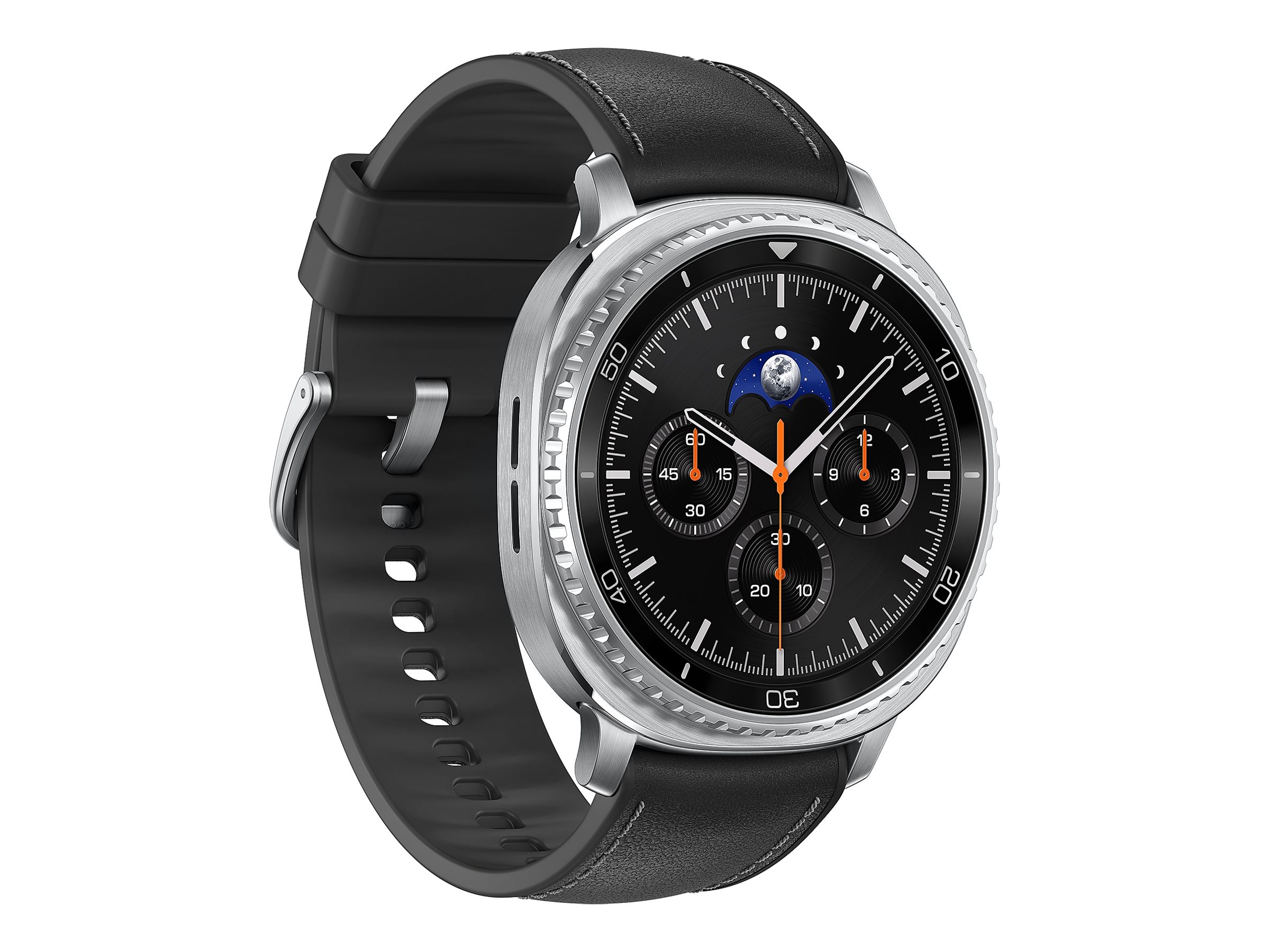 Samsung Galaxy Watch8 Classic - 46 mm - intelligente Uhr mit Hybridband - Hybrid-Eco-Leder - S/M/L - Anzeige 3.4 cm, Ansicht 3