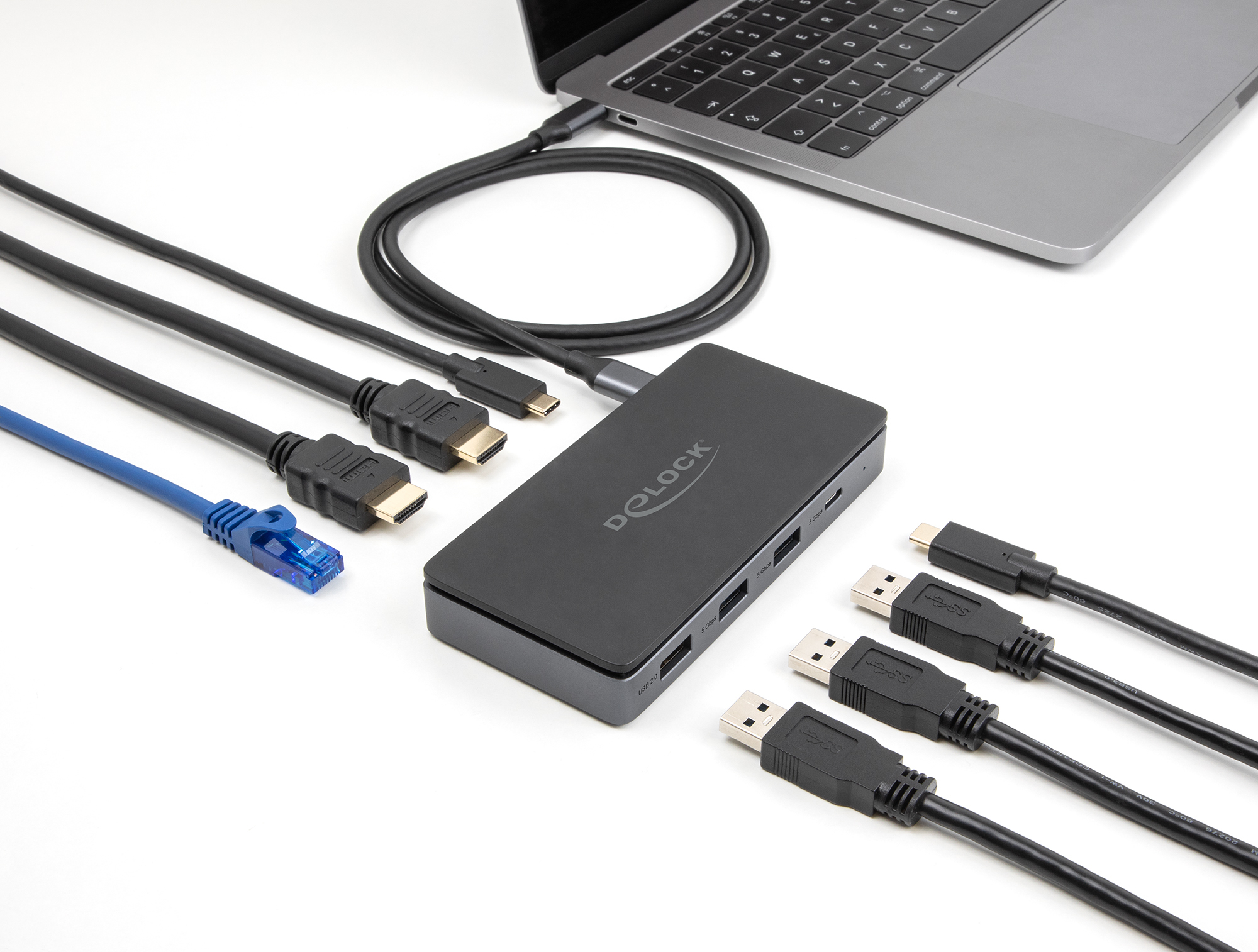 Delock Dockingstation - USB-C / Thunderbolt 3 / Thunderbolt 4, Ansicht 4