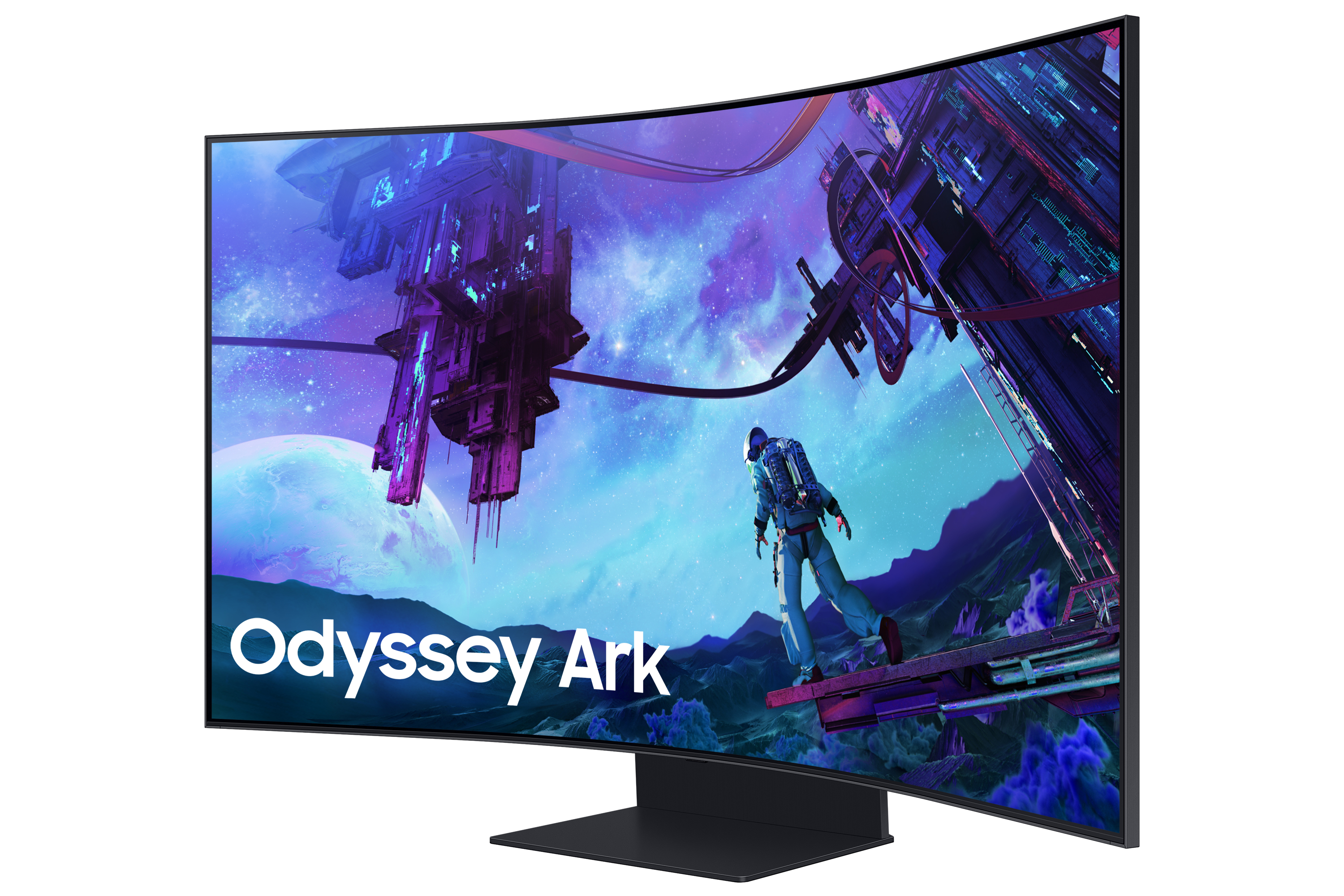Samsung Odyssey Ark S55CG970NU - G97NC Series - QLED-Monitor - Smart - Gaming - gebogen - 138 cm (55), Ansicht 3
