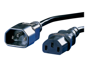 ROLINE Stromkabel - IEC 60320 C14 zu power IEC 60320 C13