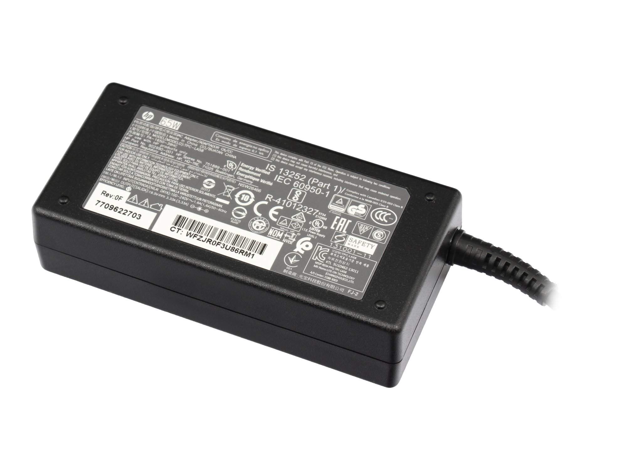 HP Smart Slim - Netzteil - Wechselstrom 110-240 V, Ansicht 2