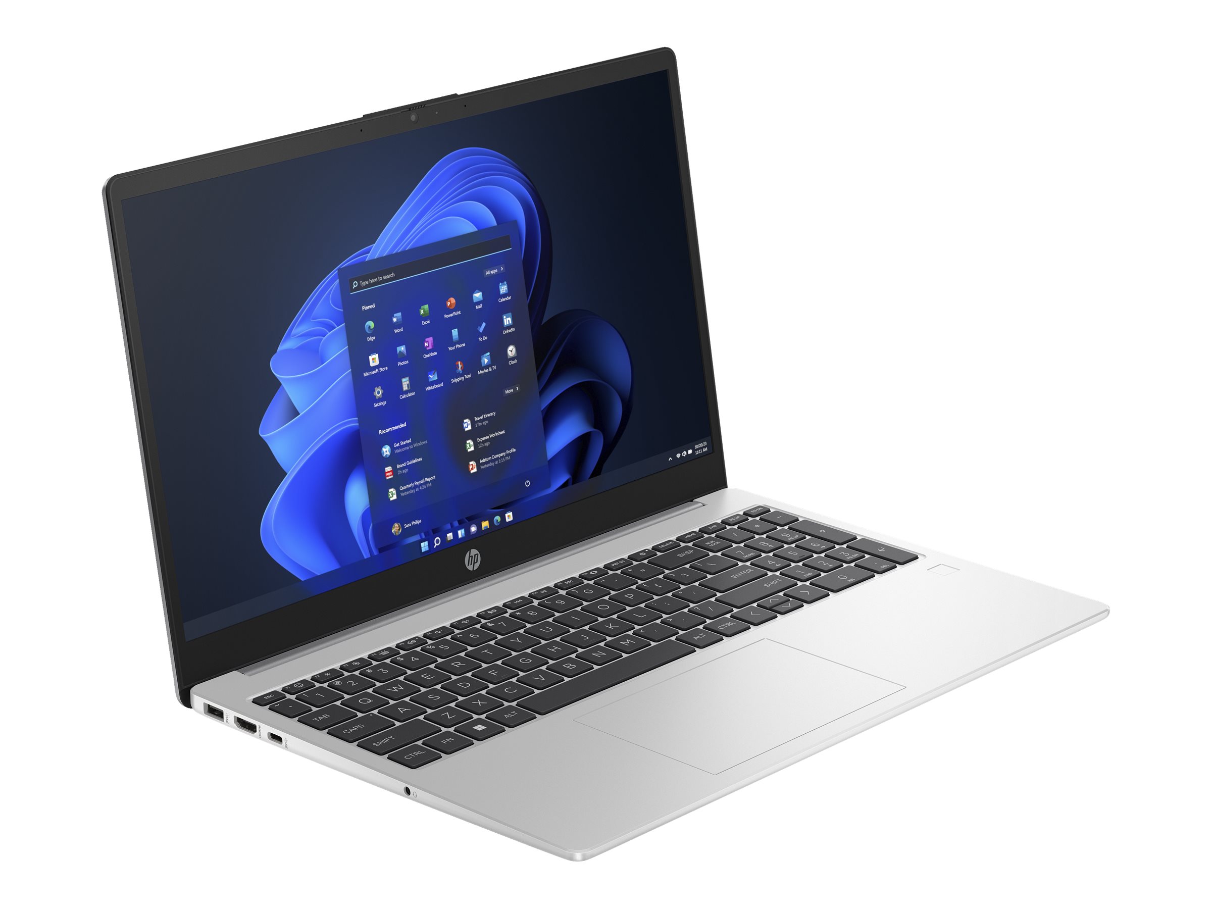 HP 255 G10 Notebook - AMD Ryzen 5 7530U  2 GHz - Win 11 Pro - Radeon Graphics - 16 GB RAM - 512 GB SSD NVMe - 39.6 cm (15.6)