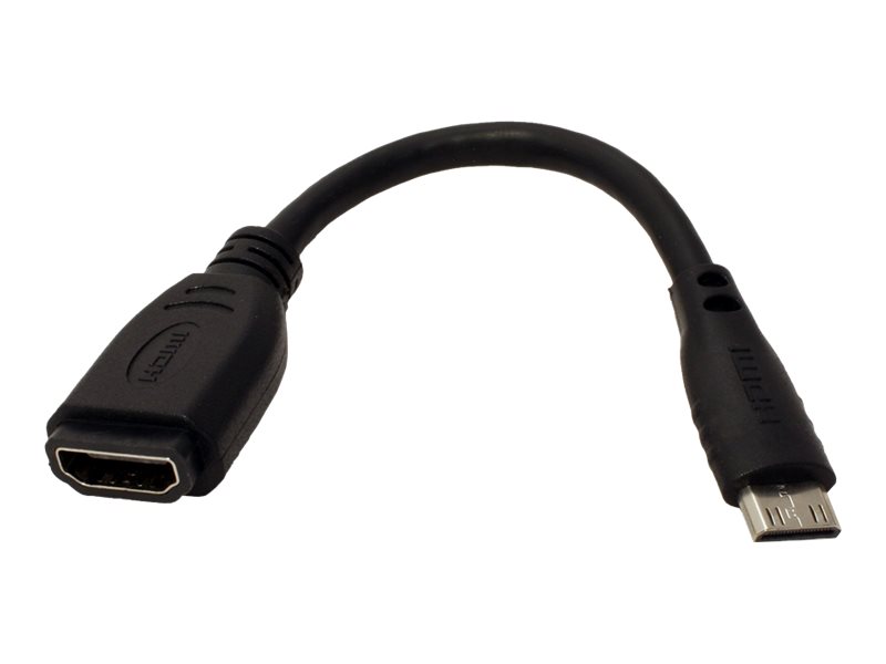 VALUE HDMI-Adapter - 19 pin mini HDMI Type C männlich zu HDMI weiblich
