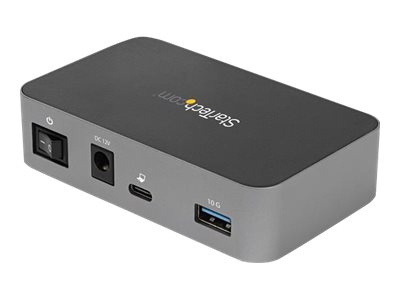 StarTech.com HB31C3A1CS 4-Port-USB-C-Hub (10 Gbit/s, 3x USB-A und 1x USB-C, 1m Hostkabel, powered, mit Netzteil), Ansicht 2
