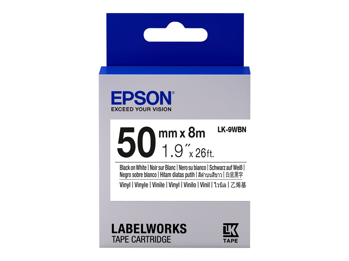 EPSON LK-9WBN TAPES STANDARD WHITE (C53S659001)