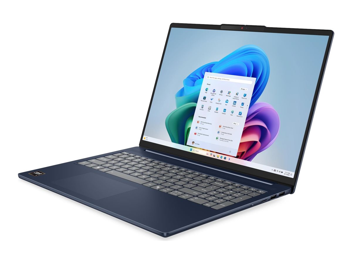 Lenovo IdeaPad Slim 5 16AKP10 83HY - AMD Ryzen AI 5 330 / 2 GHz - Win 11 Home - Radeon 820M - 16 GB RAM - 512 GB SSD NVMe - 40.6 cm (16")