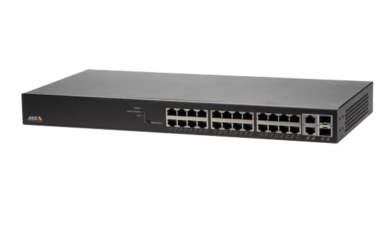 Axis T8524 PoE+ Network Switch - Switch - managed - 24 x 10/100/1000 (PoE+), Ansicht 2