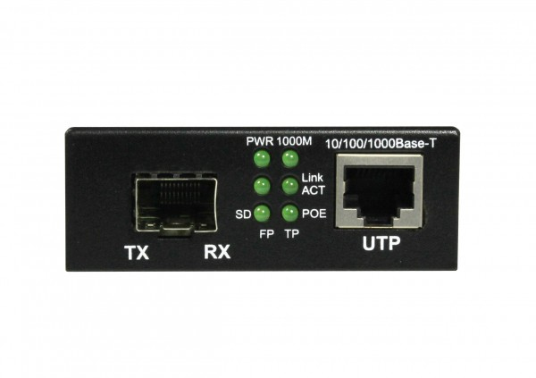 ALLNET ALL-MC202P-SFP1-POE - 1000 Mbit/s - Gigabit Ethernet - 10,100,1000 Mbit/s, Ansicht 4