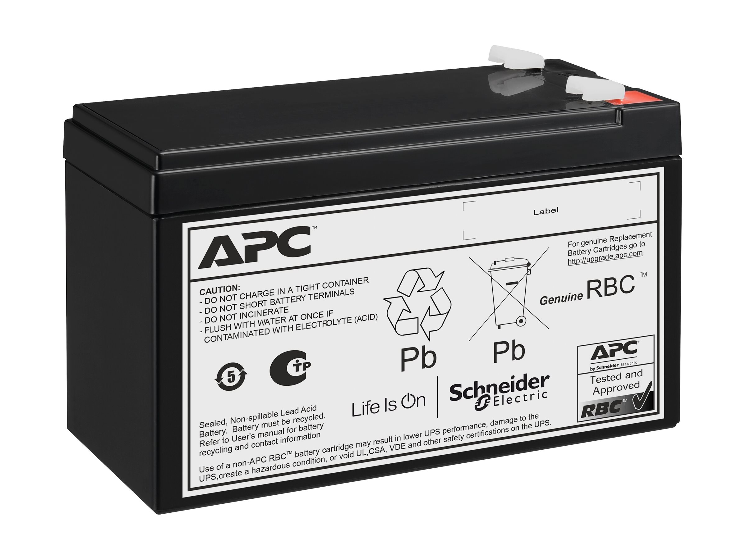 APC USV-Akku - VRLA - 1 x Batterie - Bleisäure