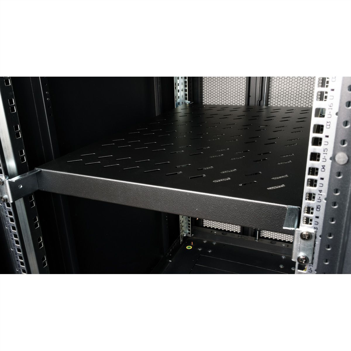 ROLINE 19 Zoll Fachboden 1 HE 700 T 50 kg schwarz, Ansicht 4